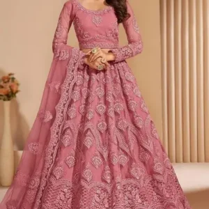 Embroidered Semi stitched Lehnga Choli