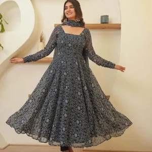 Greies Anarkali With Duptta Sets Fashion Sale